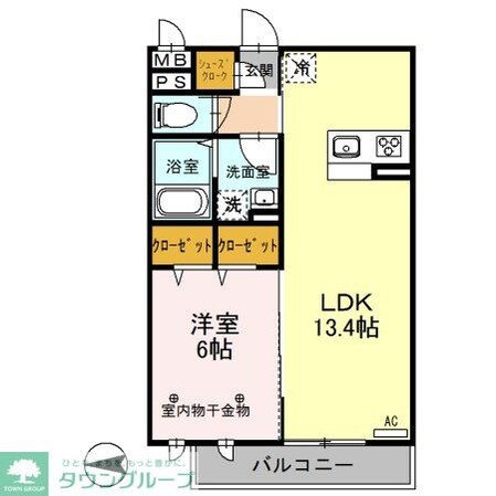 クラルテの物件間取画像
